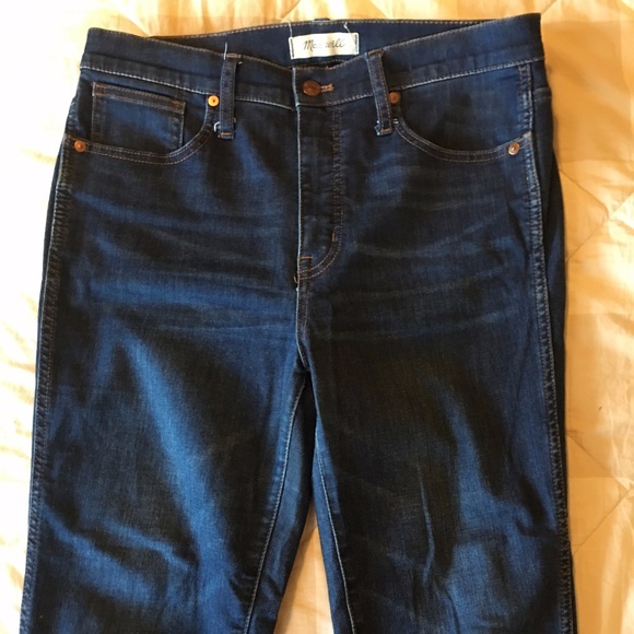 Madewell 10" Classic High-Rise Durable Quality Stylish Timeless Skinny Jeans - Picture 4 of 7